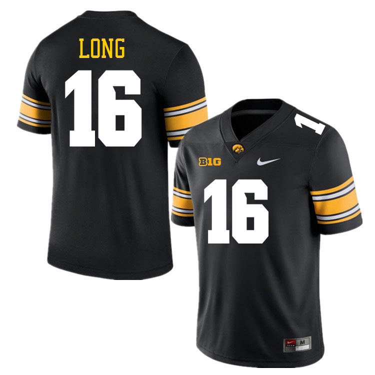 Chuck Long Iowa Jersey,University Of Iowa Hawkeyes Fotoball Uniforms,Jersey,Gears-Black